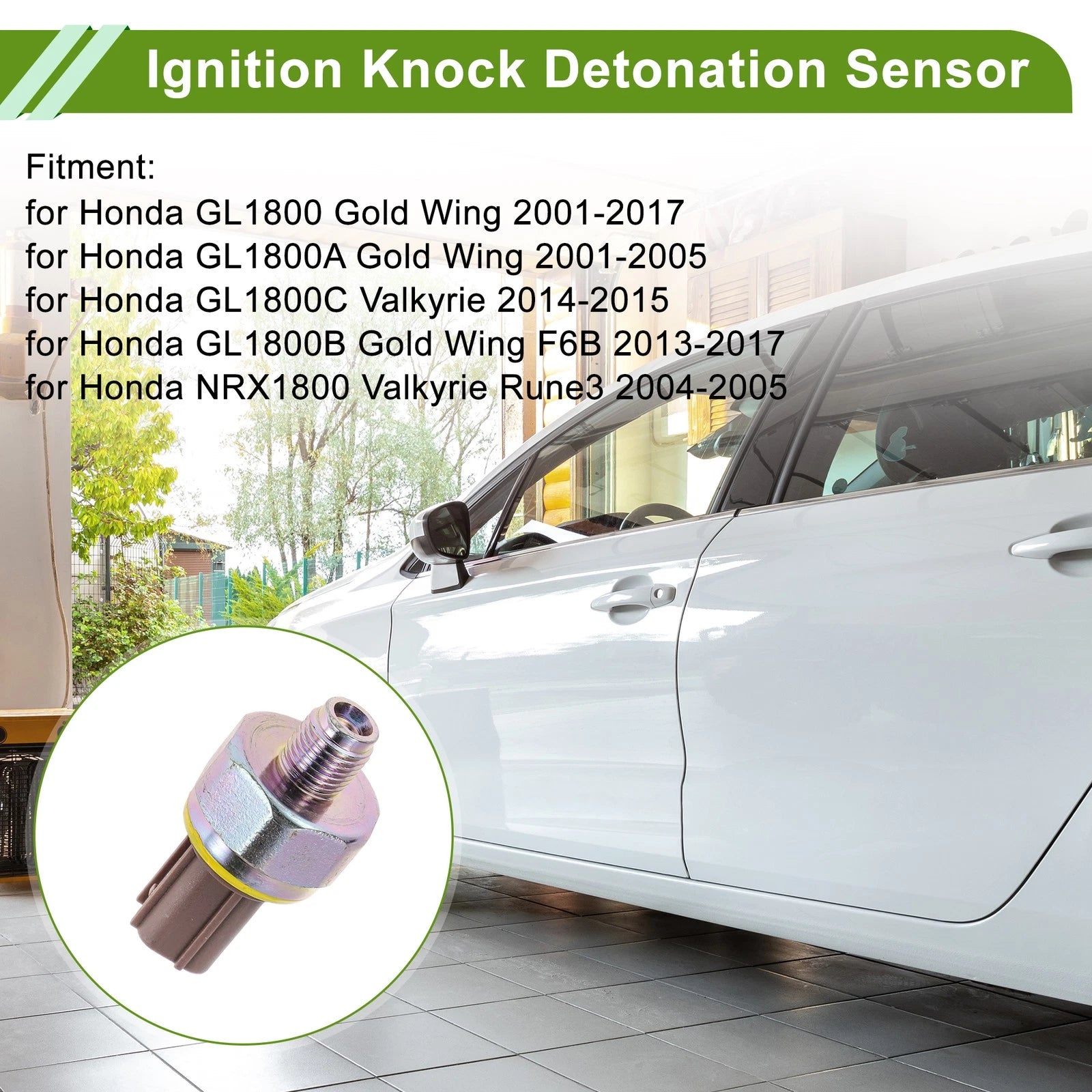 Ignition Knock Detonation Sensor for Honda GL1800 Gold Wing (2001–2017)