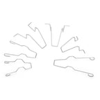 6Pcs Headlight Spring Clips for H1 H3 H4 H7