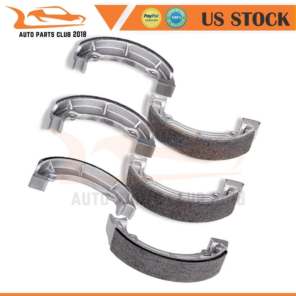 Front and Rear Brake Shoes for Kawasaki Bayou 250 (2003–2010)