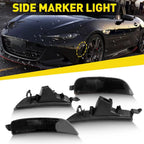 Set of 2 Front Rear Side Marker Parking Lights Housings for Mazda Miata MX-5 (2016–2022)