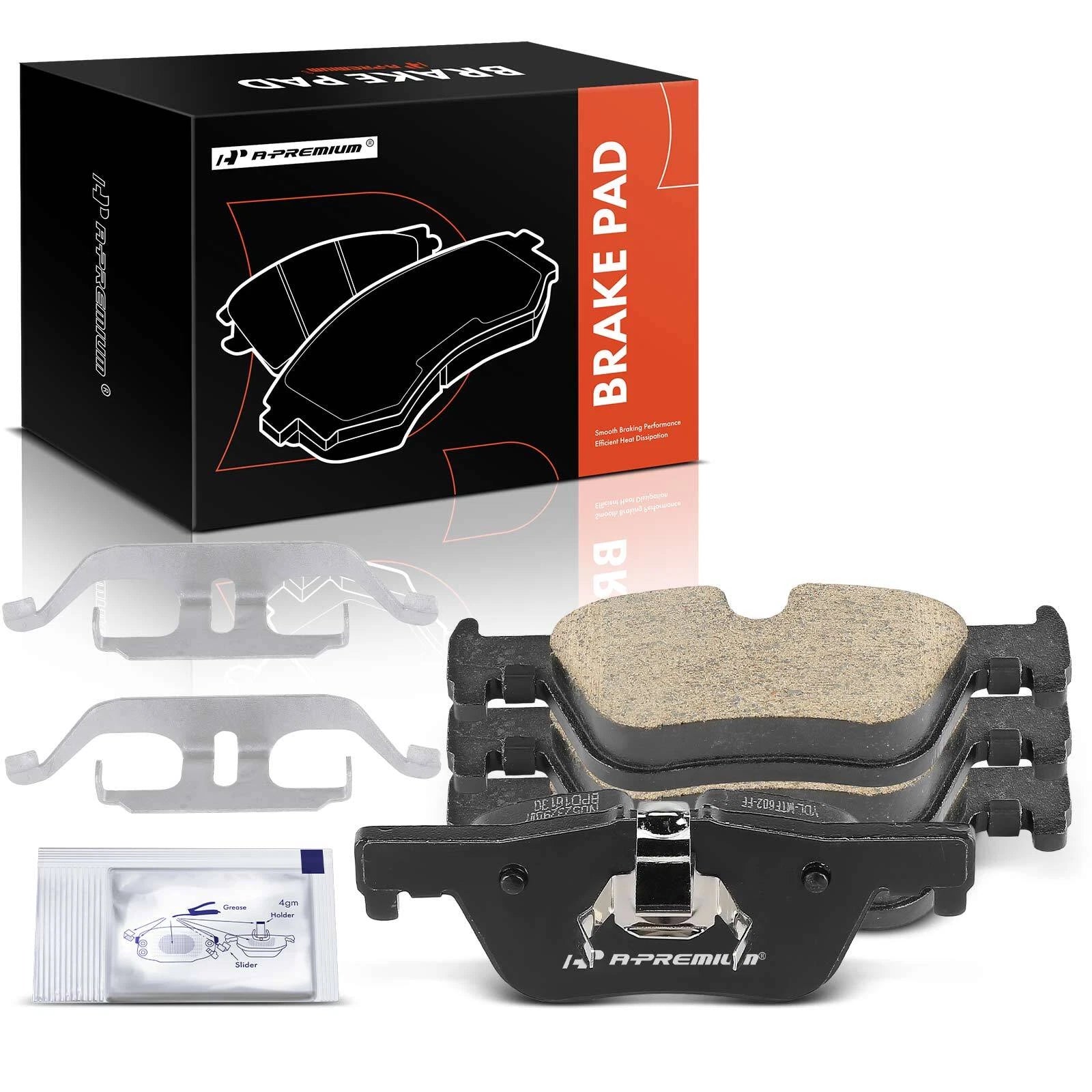Set of 4 Rear Ceramic Brake Pads for BMW 230i 230i xDrive (2020–2021)