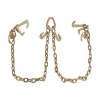 G70 V-Chain Bridle for Tow Chain with RTJ Cluster Hooks & Grab Hooks (3')