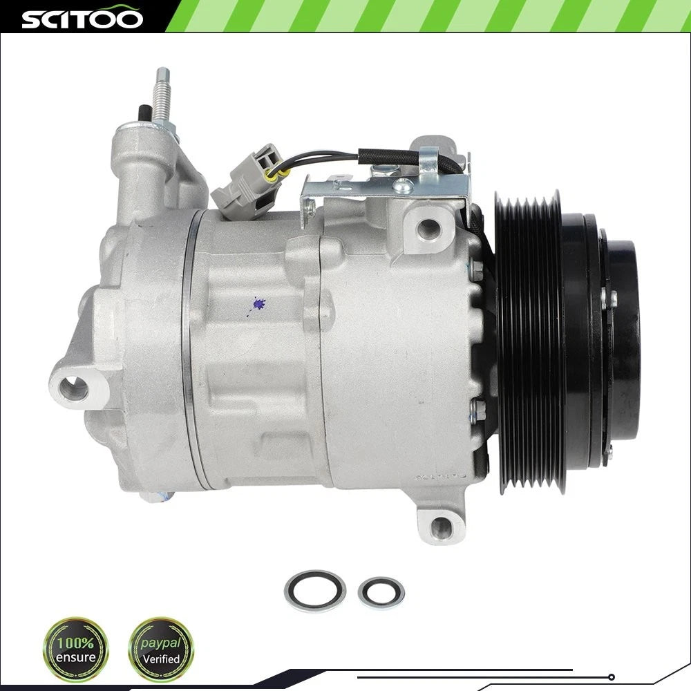 A/C Compressor with Clutch for Dodge Dart (2013–2016) 2.0L 2.4L