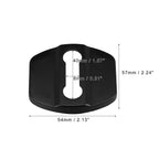 Set of 4 Door Lock Latches Covers for Nissan Infiniti (Black)