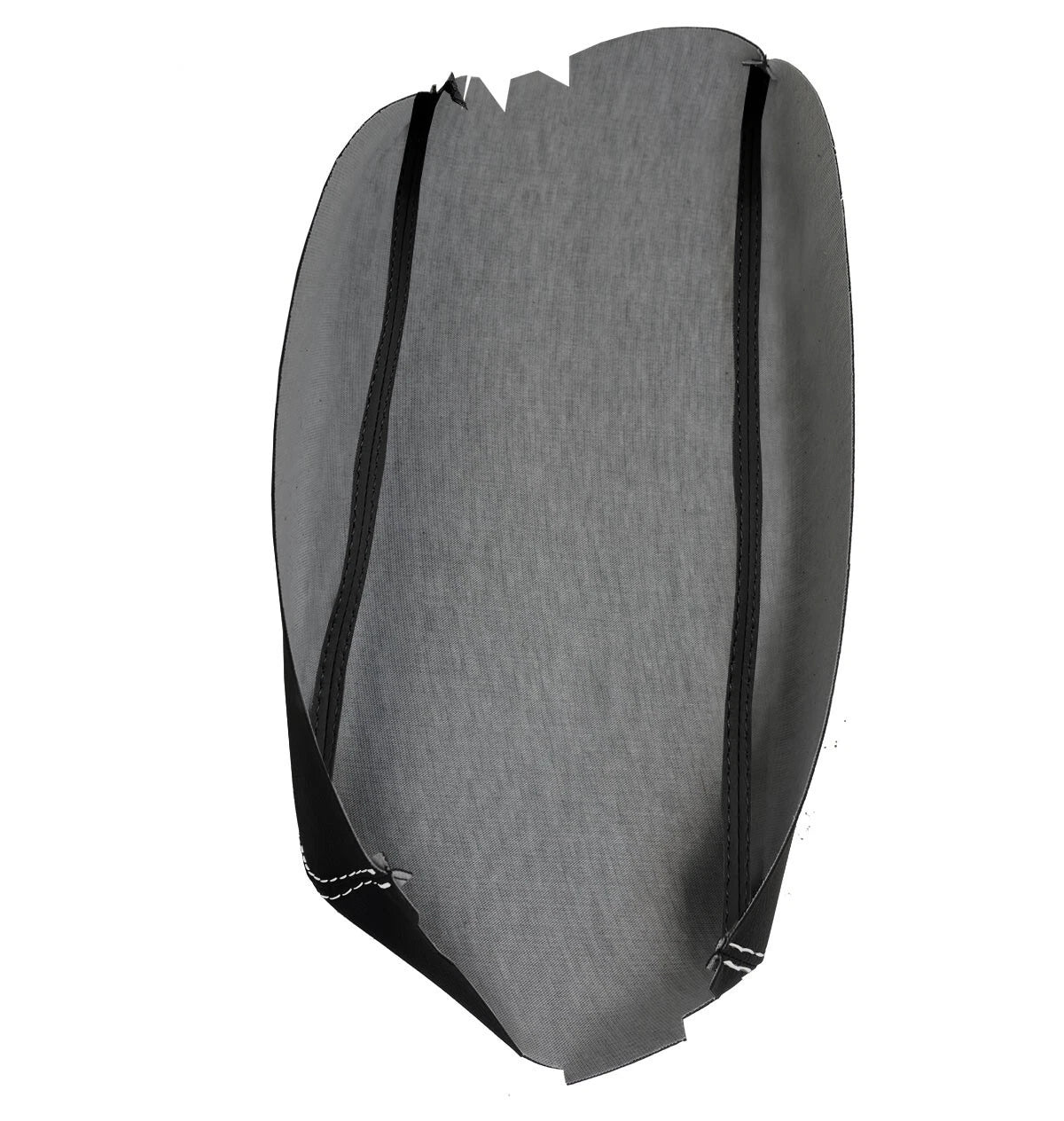 Leather Console Lid Armrest Cover for Ford Ranger (2019–2020) White Stitch