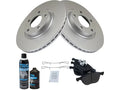 Front Brake Pad and Rotor Kit for Mazda 5 (2006–2010, 2012–2015) HX319WV