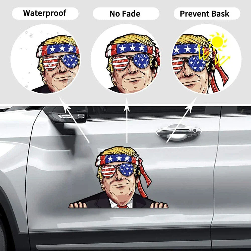 Waterproof Vinyl Car Sticker Funny Decal for Window Bumper