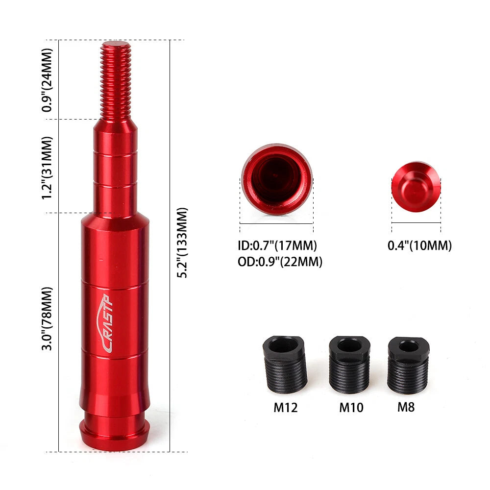 Shift Knob Extension for Gear Shifter Lever