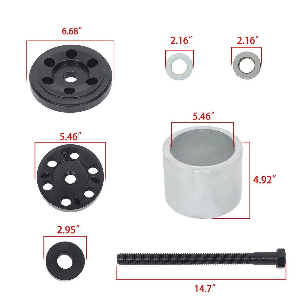 Narrow Bushing Installation Tool for Make Model