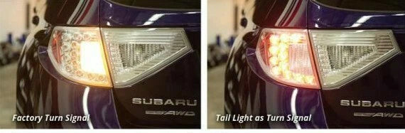 LED Tail Light Turn Signal Conversion Replacement for Subaru WRX STI (2008–2014)