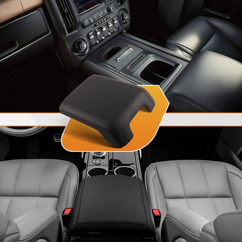 Center Console Lid Armrest Cover for Ford F-250 F-350 F-450 (2011–2016)