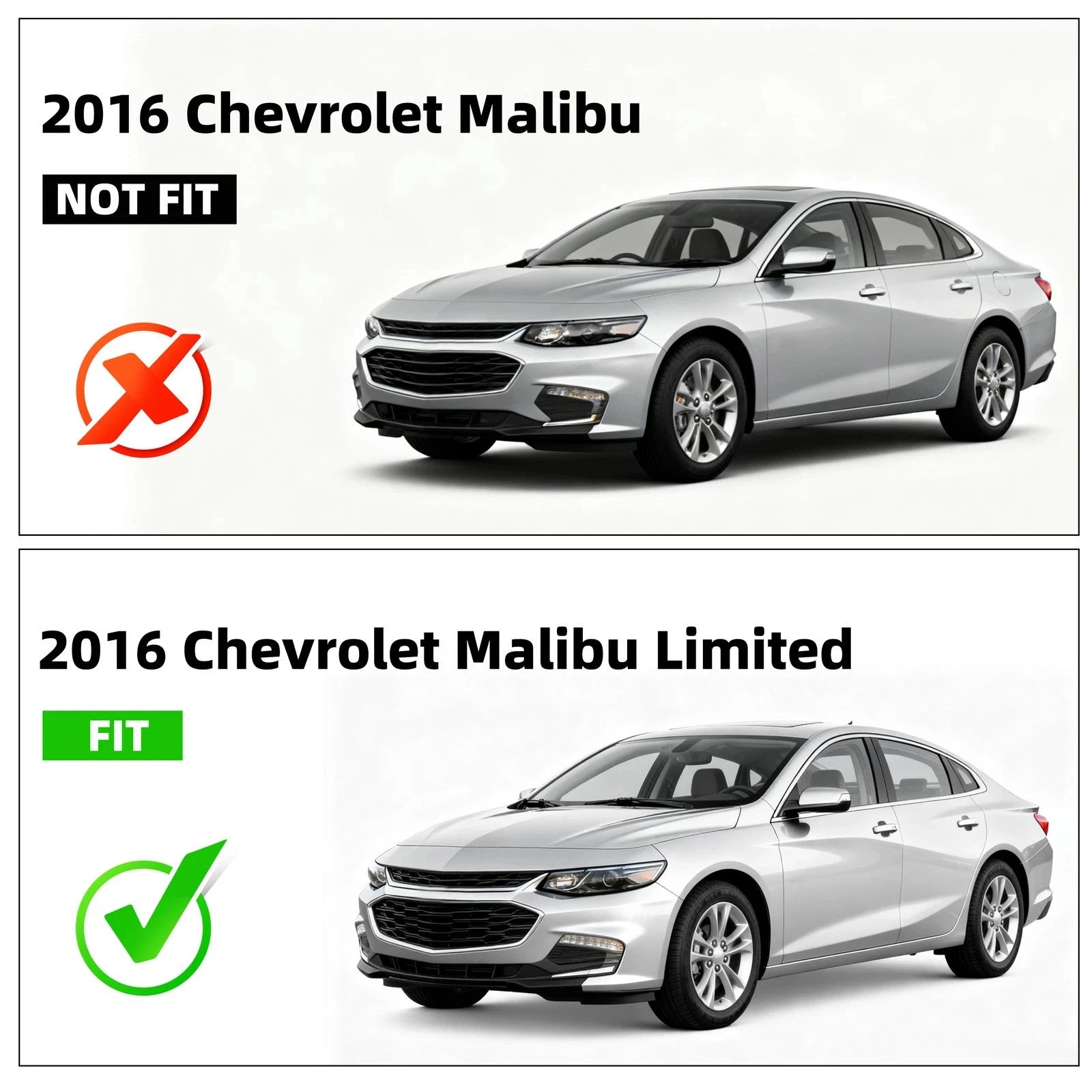 Fender for Chevy Malibu Limited (2013–2016) Front Driver Side Primed Black Steel