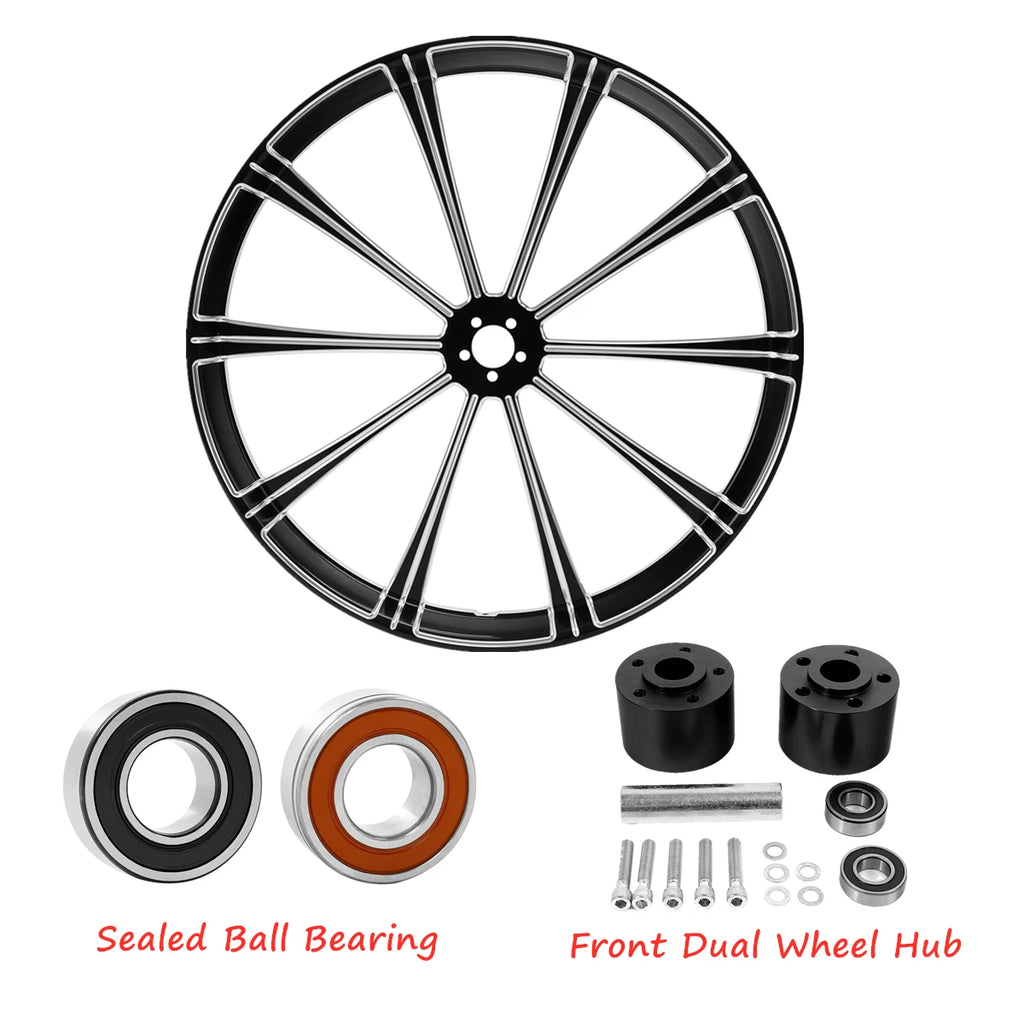 30" Front Wheel Rim with Dual Wheel Hub for Harley Electra Glide (2008–Up)