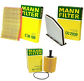 Mann Oil Air Paper Cabin Filter Kit for Audi A3 Quattro (2006–2013)