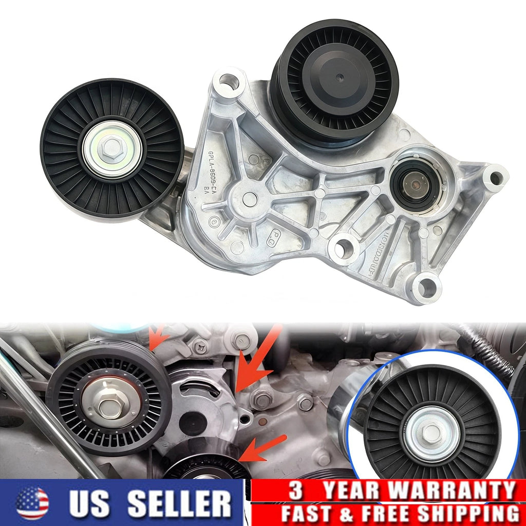 Belt Tensioner for Land Rover Range Rover Sport 5.0L 10-13, 3.0L 14-22 LR011786