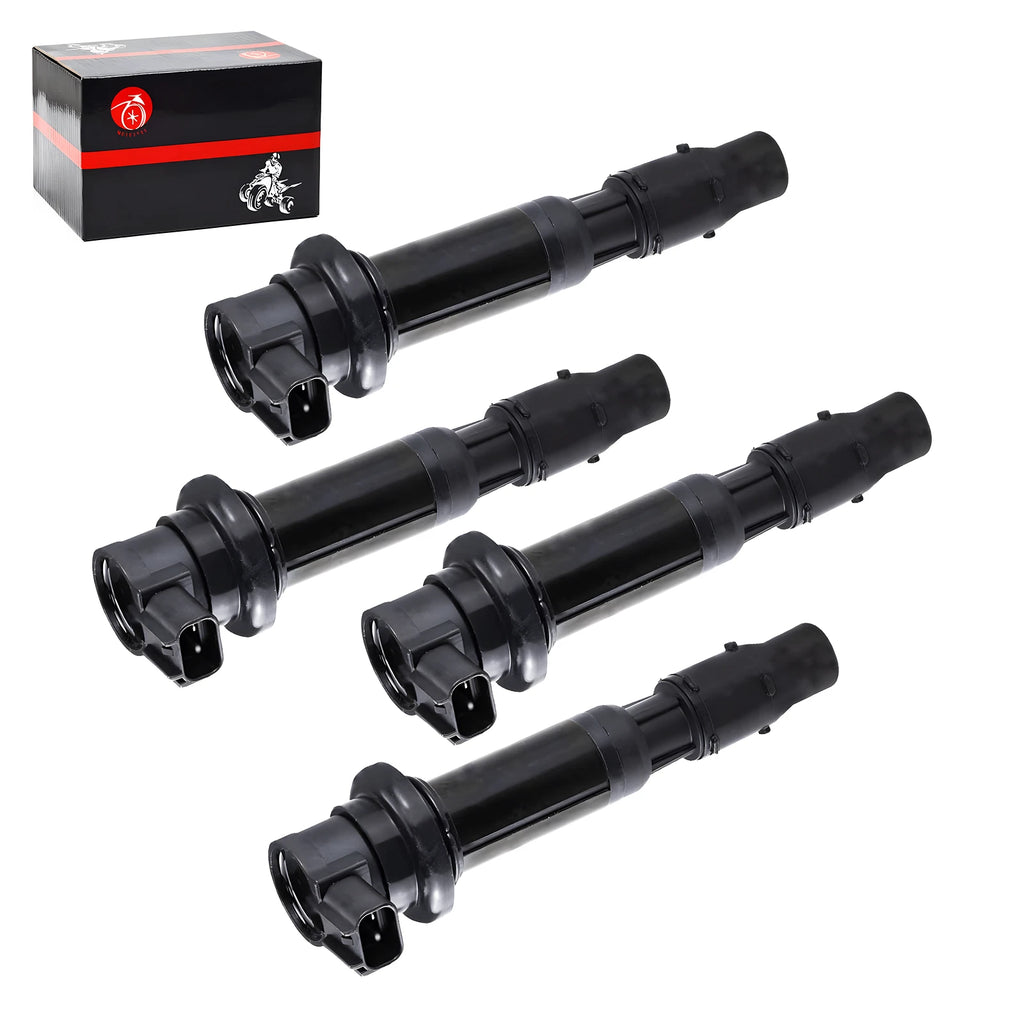 Ignition Coils & Iridium Spark Plugs for Kawasaki Ninja ZX-6R (2000-2009)