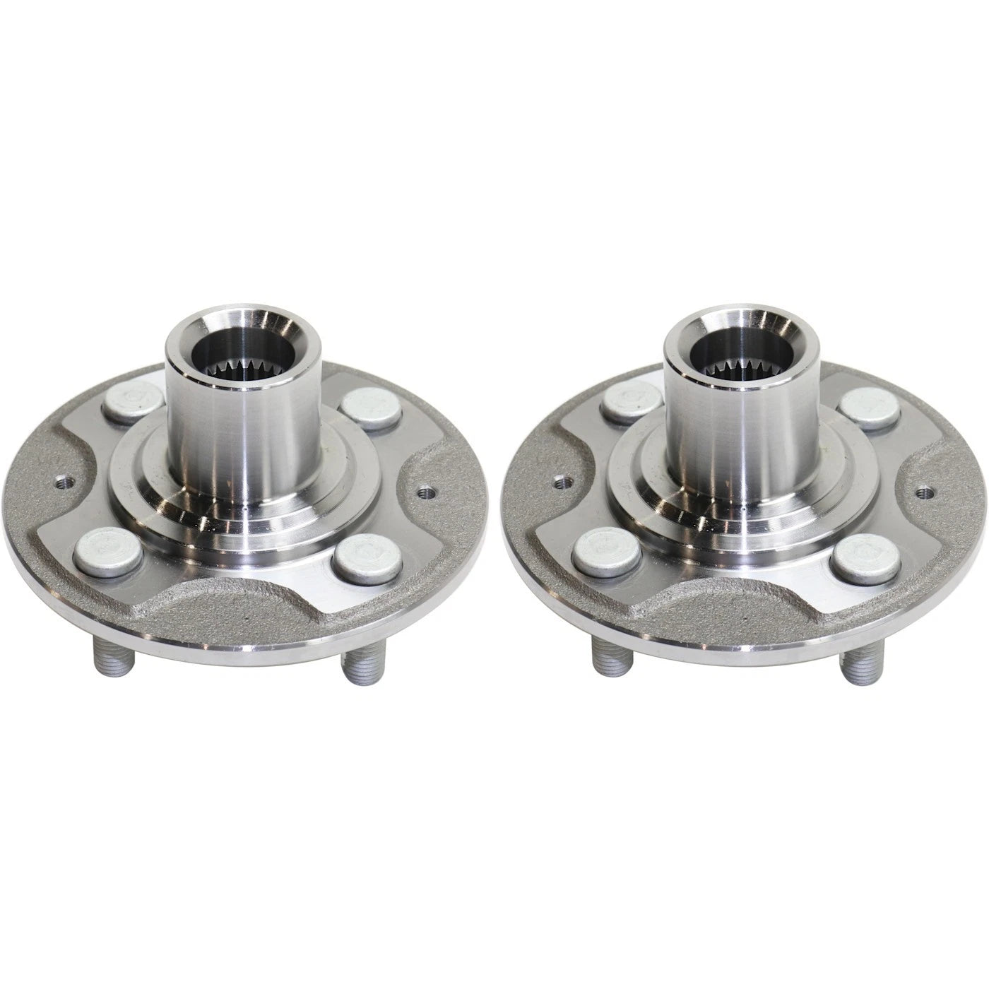 Set of 2 Wheel Hubs for Honda Civic (2001–2005) Front 4 Lug