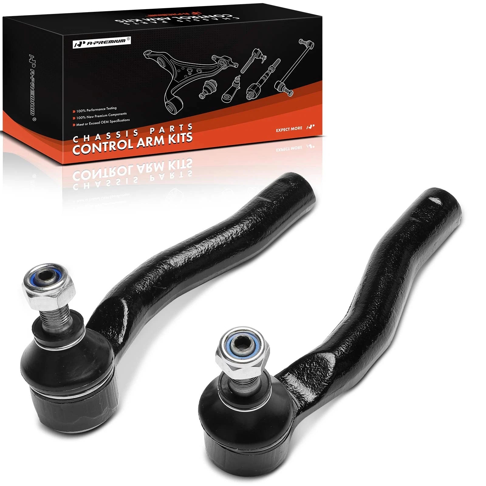 Front Outer Tie Rod End for Toyota Corolla 2003–2008 (L4 1.8L)