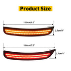 Set of 4 Smoked LED Side Marker Lights for Chrysler 300 (2015–2021)