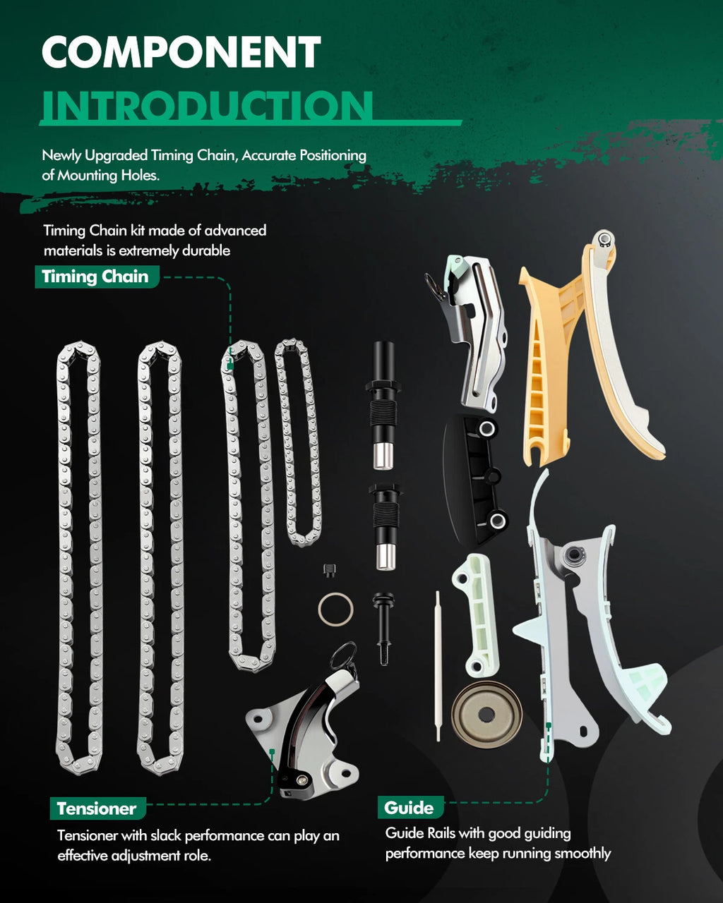 Timing Chain Kit for Ford Mustang 4.0L V6 (2005–2010)