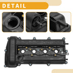 Front Engine Valve Cover with Gasket No. 224102B000 for Kia Soul (2010–2011)