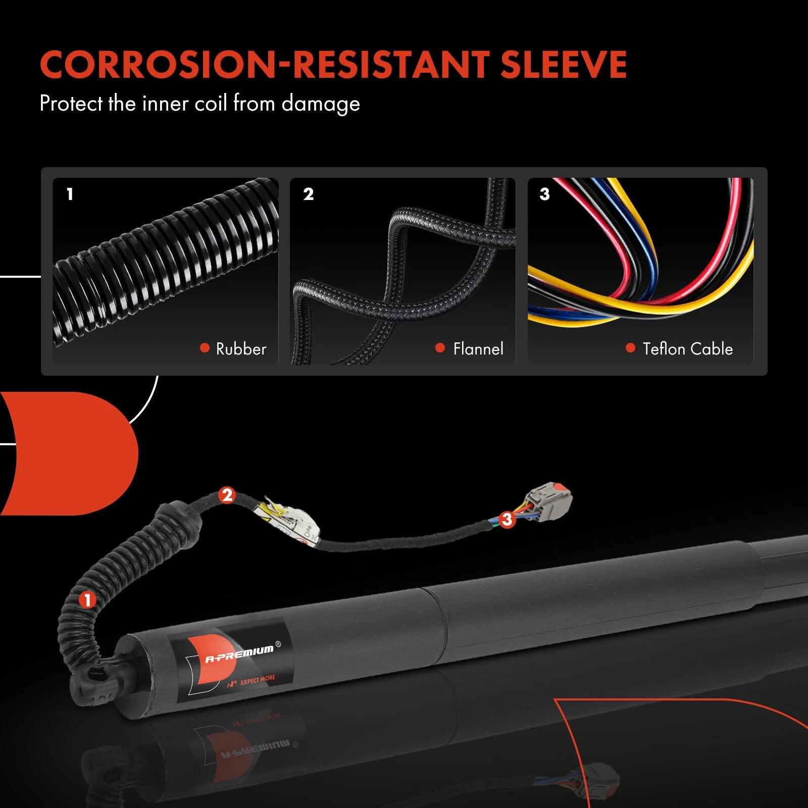 Rear Left Power Hatch Lift Support for Jeep Cherokee (2019-2023)
