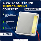2X LED Companion Way Light for Boat (Courtesy Lights)