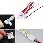 Set of 10 Connector for 3528 5050 LED Strip 8mm 10mm 2 Pin