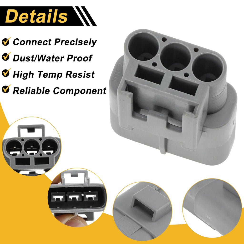 3 Pin Electric Fan Control Connector Plug for Toyota 
