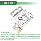 Set of 1 Cylinder Head Gasket for Chevy Cruze Sonic (2012–2017) No.HGS345