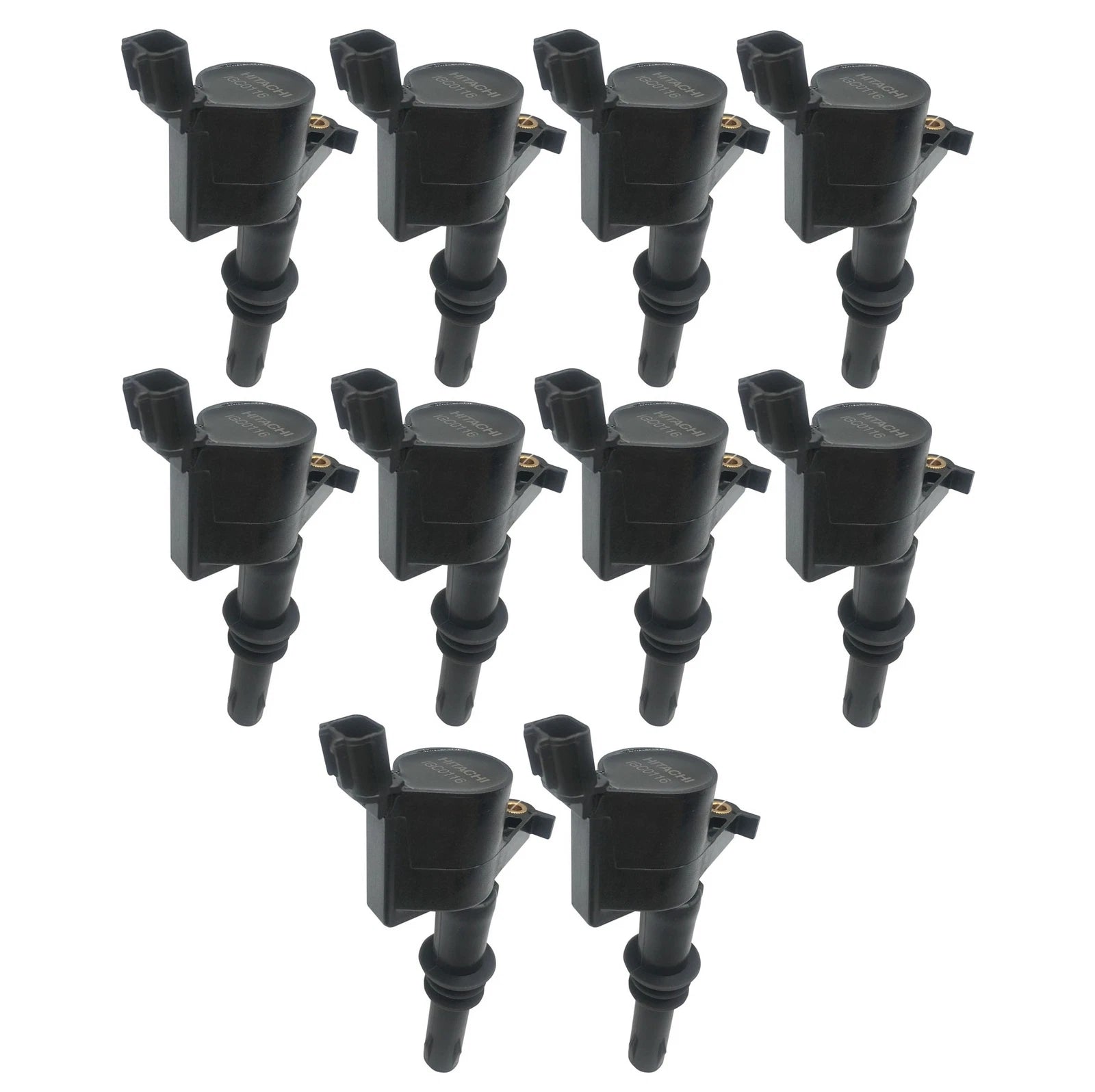 Set of 10 Ignition Coils for Ford F-250 F-350 Super Duty 6.8L V10 (2005–2008)