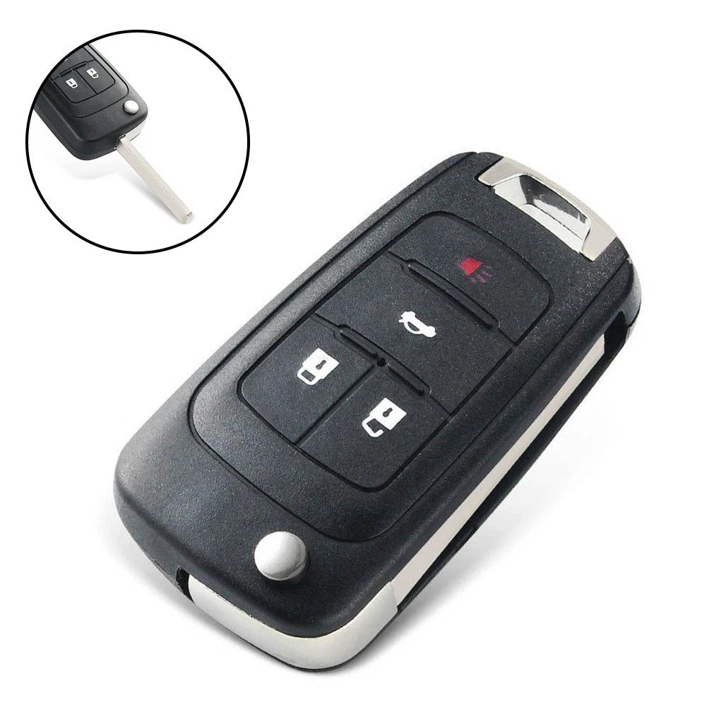 Remote Key Fob for Chevy Cruze (2010–2016) + Cut