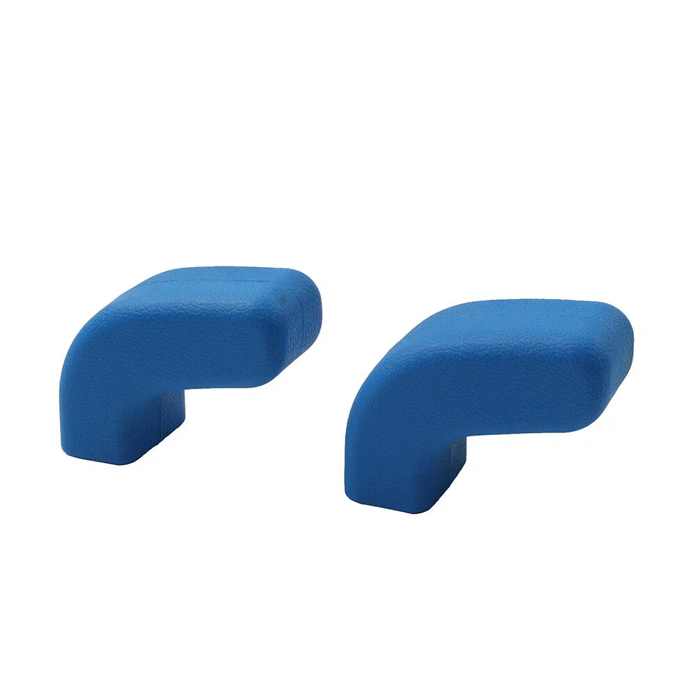 Front Bumper Tow Hook Covers for Jeep Wrangler JK JL JT (2007-2023) Blue