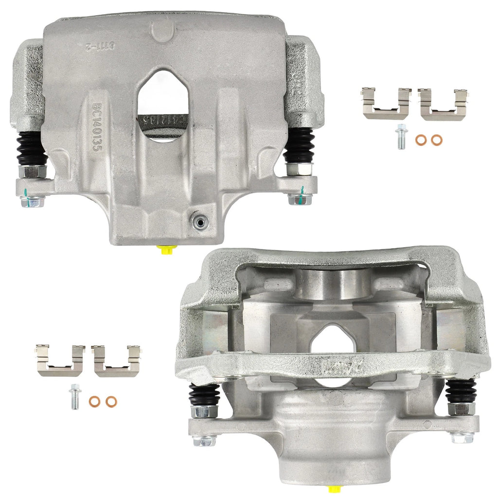 Set of 2 Front Brake Calipers with Bracket for Kia Optima (2011–2015)