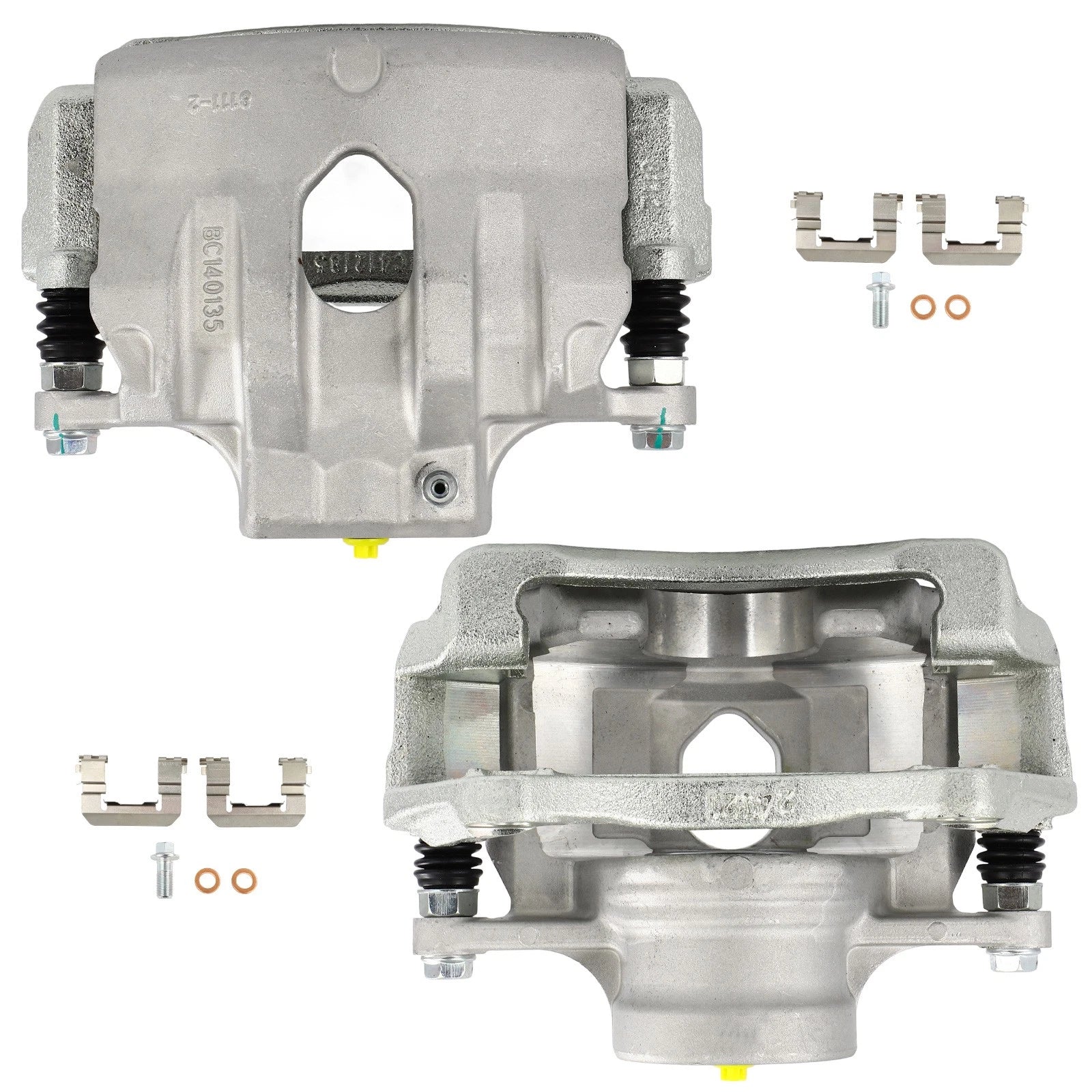 Set of 2 Front Brake Calipers with Bracket for Kia Optima (2011–2015)