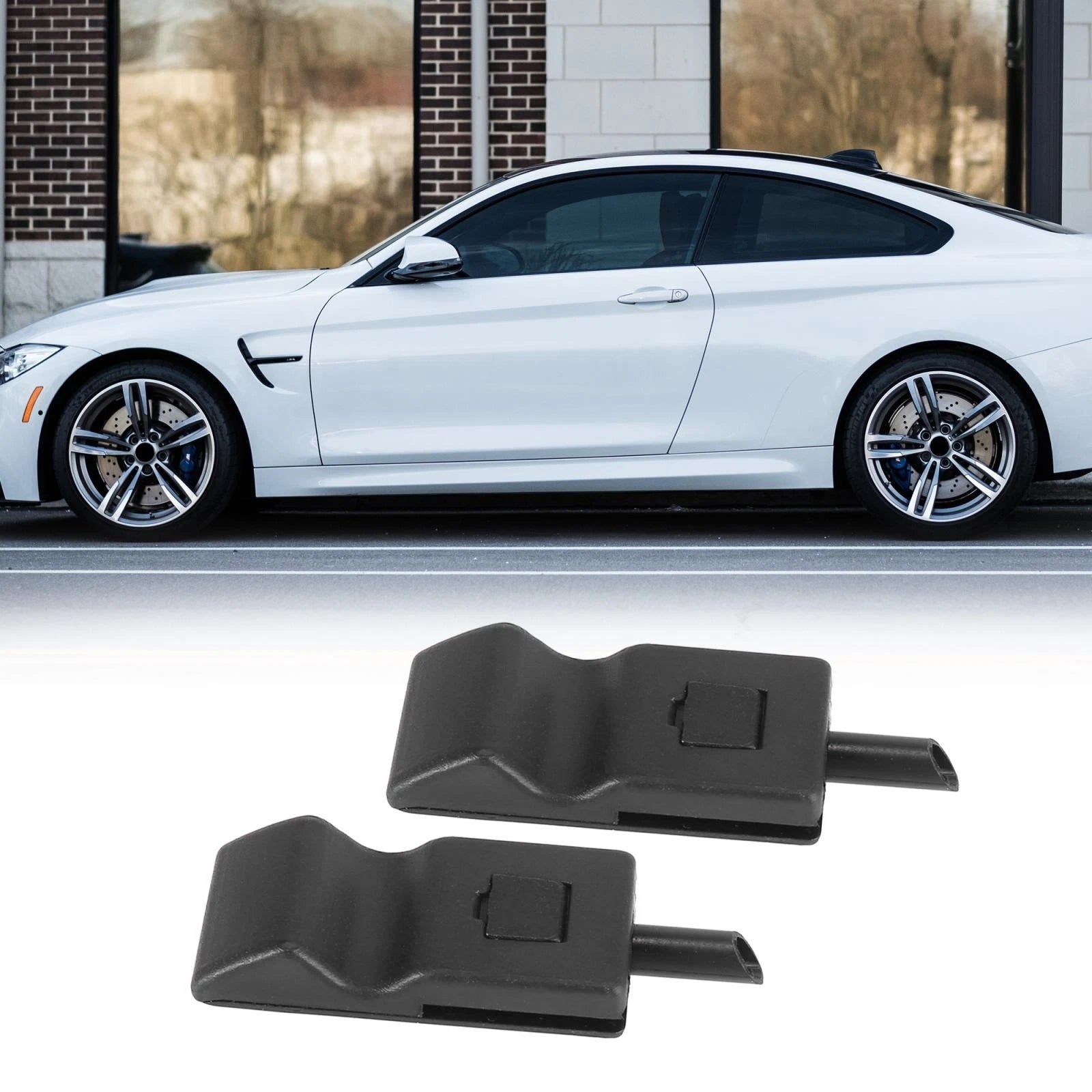 2X Black Door Interior Lock Knobs for Chevrolet  747709544410