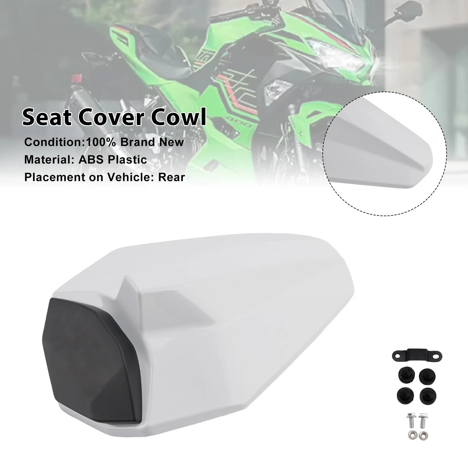 Racing Tail Rear Seat Fairing Cowl for Kawasaki ZX25R ZX4R ZX4RR (2020–2025)