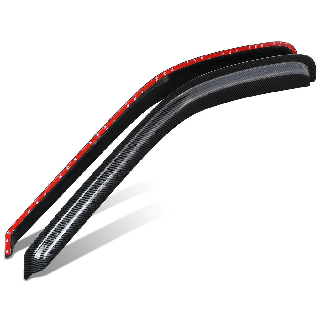 Carbon Fiber Tape On Window Visors for Ford F-150-250 (1997–2004)