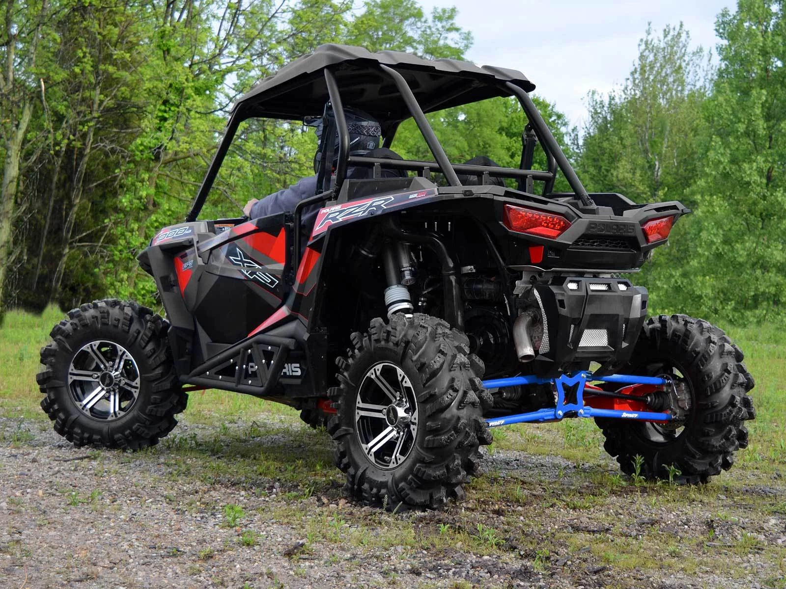 SuperATV Round Tubed Rear Radius Arms for Polaris RZR RS1 (2018–2021)