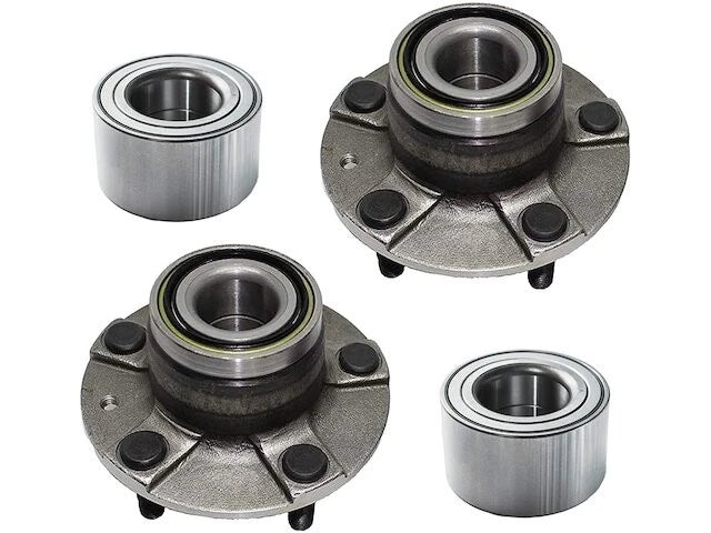 Front and Rear Wheel Hub and Bearing Kit for Mazda MX6 (1993–1997) JB987WR