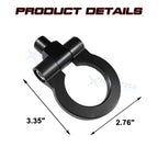 Black Track Racing Aluminum Tow Hook Ring for Honda Fit (2006-2008)
