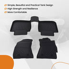 All-Weather Black Carpet Floor Mats for Subaru Outback (2015–2019) TPE