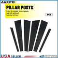 Set of 6 Gloss Black Pillar Post Covers for BMW 5 Series (1997–2003)