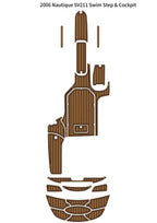 EVA Foam Teak Deck Flooring Cockpit Pad for Nautique SV211 (2006)