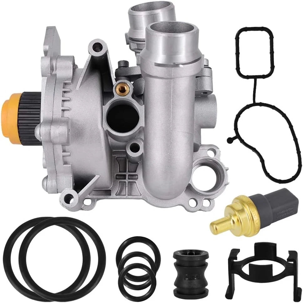 Aluminum Water Pump for Audi A3 A4 TT, VW Tiguan Jetta Golf GTI Eos Beetle CC (2006–2020)