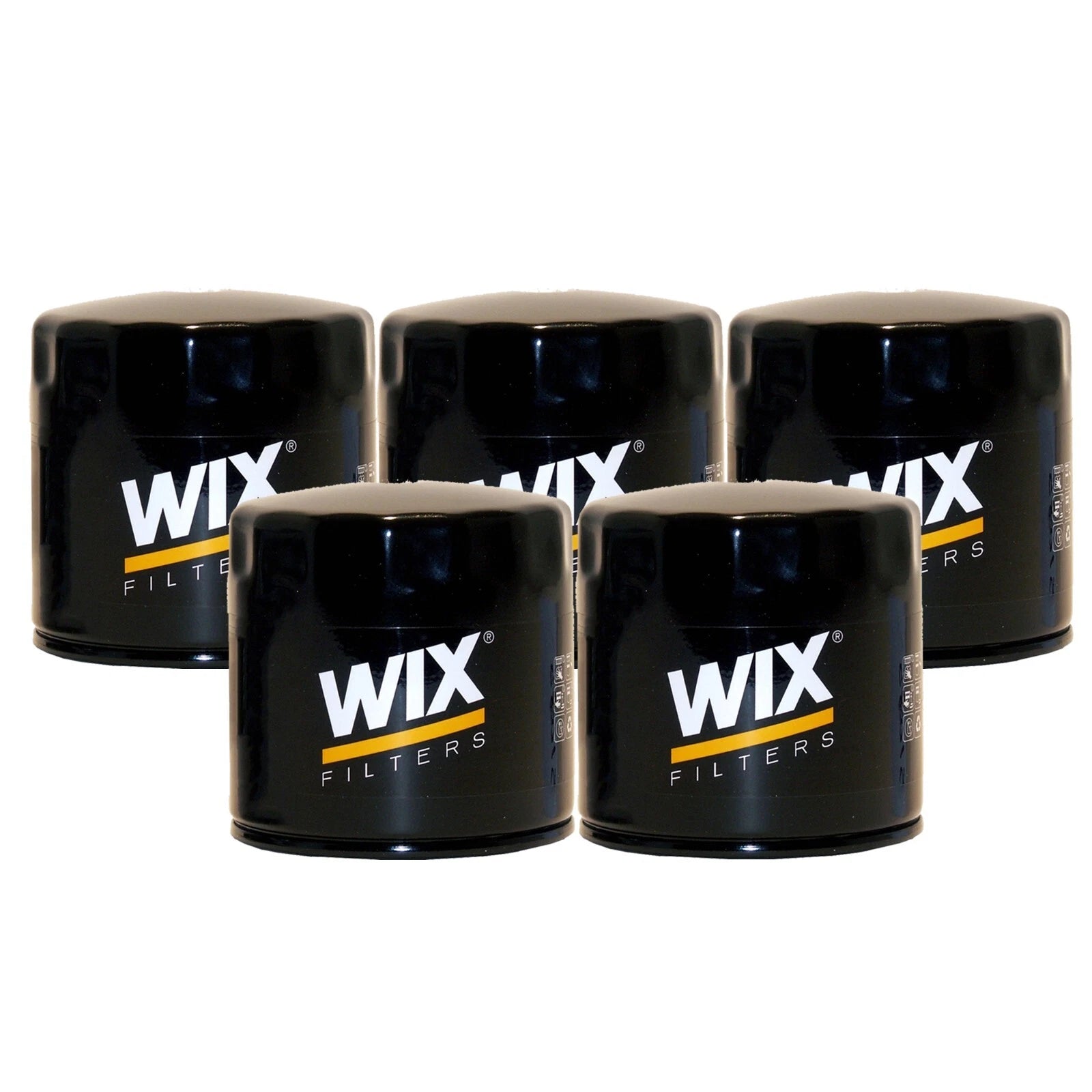 Set of 5 Engine Oil Filters for Chrysler Dodge Ford Jeep Mitsubishi