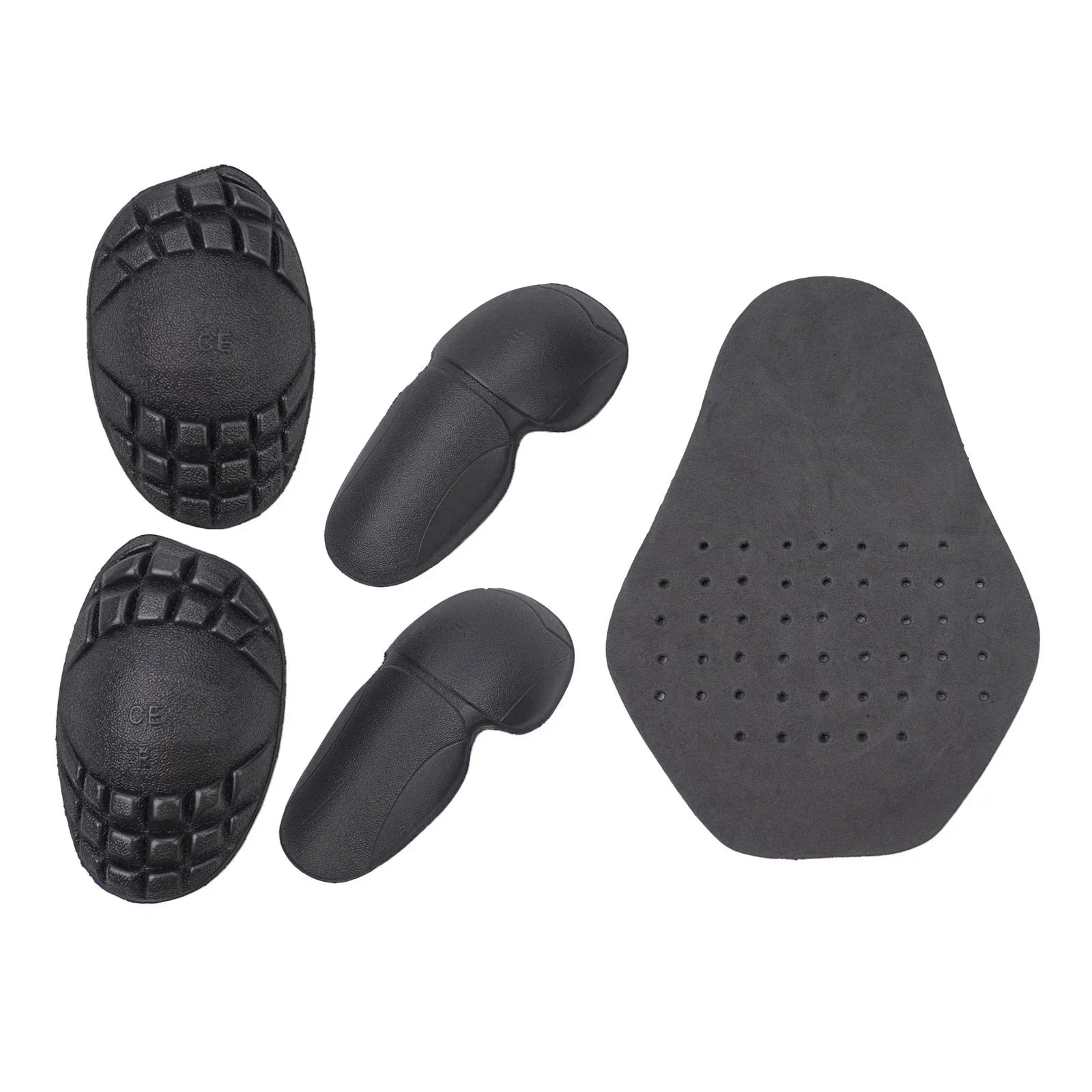 Protectors / 5Pcs / Black Elbow & Shoulder Protectors for Motorcycle