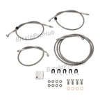Front Braided Brake Hose Line Kit for Arctic Cat Thundercat 1000 (2008–2010)