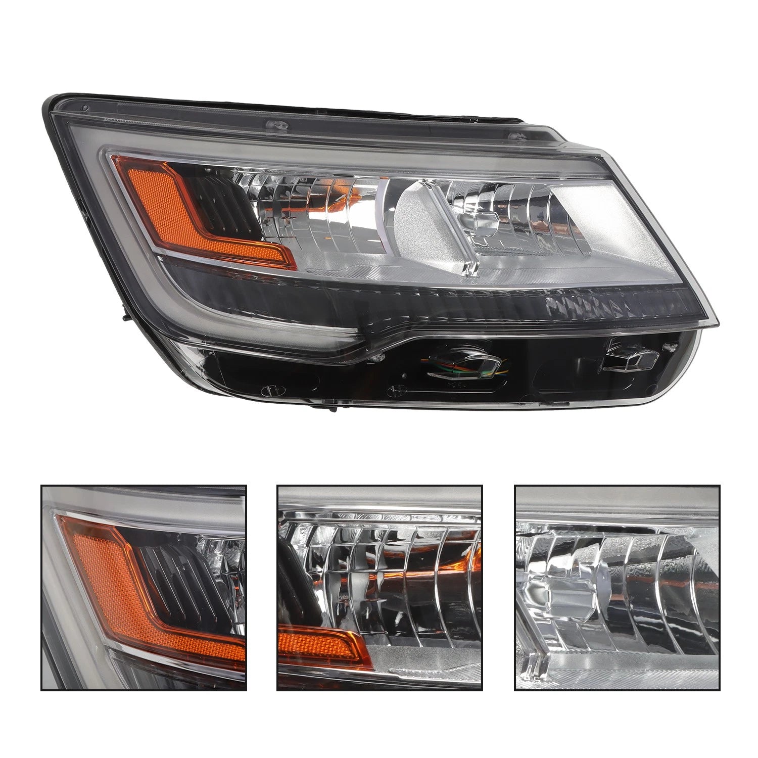 LED DRL Passenger Headlight for Ford Explorer Limited/XLT/Platinum (2016–2018)