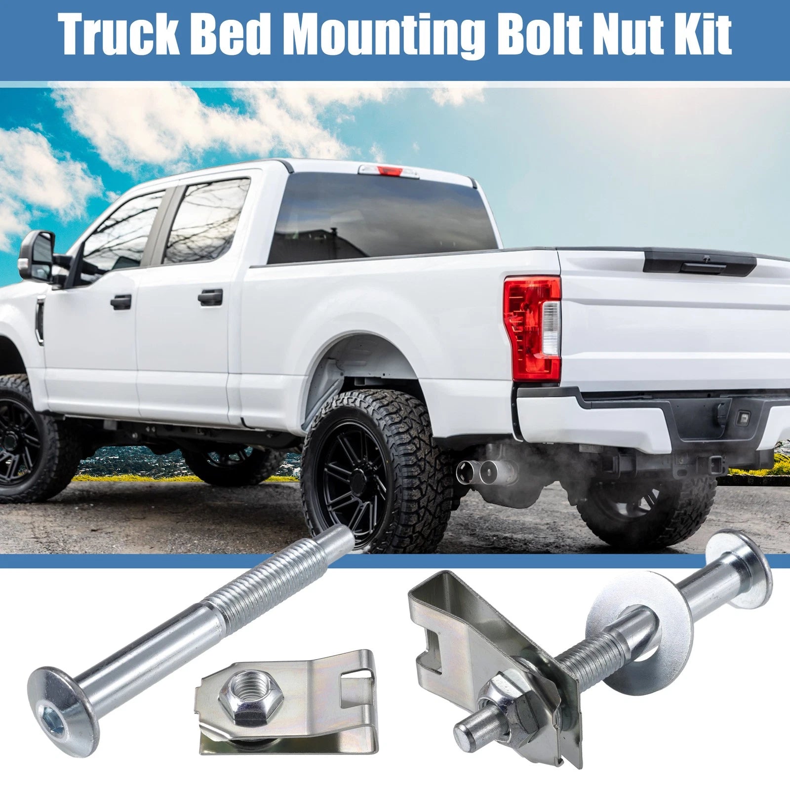 Truck Bed Mounting Hardware Kit with Mount Bolt for Ford Ranger (1983–2011)